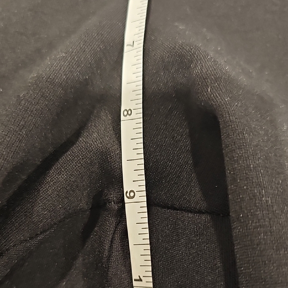 Soma Black Elastic Waist Stretch Straight Leg Dress Pants - Picture 6 of 8